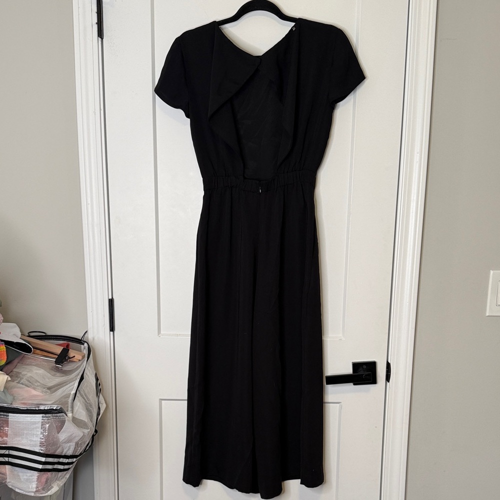 JCREW NWT Drapey back Black Jumpsuit - size 00‎ - Picture 11 of 11